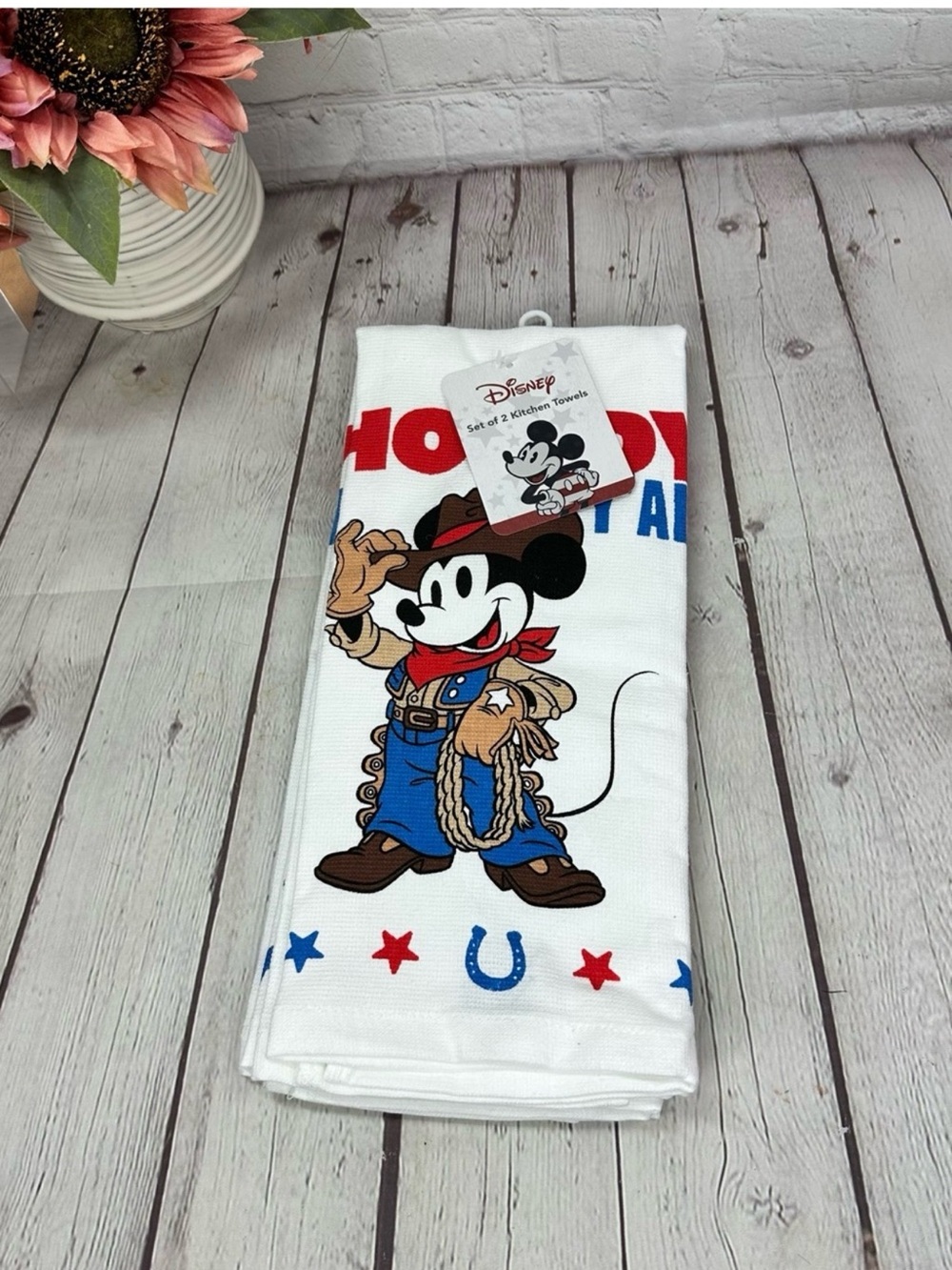 Disney Mickey Mouse Kitchen Hand Towels - 2 Set